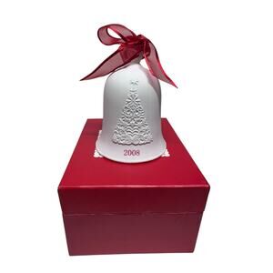 Hallmark Keepsake Porcelain Christmas Bell Ornament 2008 New